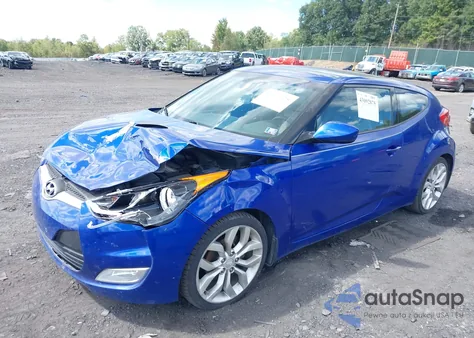 2012 Hyundai Veloster Base W/Gray из США, поврежденный, VIN KMHTC6AD4CU047176